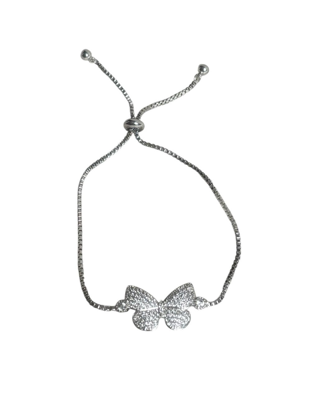 🦋Kitten Co Jewelry Silver Butterfly Rhinestone Bracelet🦋